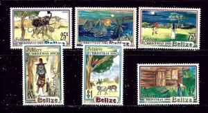 Belize 979-84 MLH 1991 Christmas