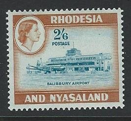 Rhodesia and Nyasaland  mvlh sc 168