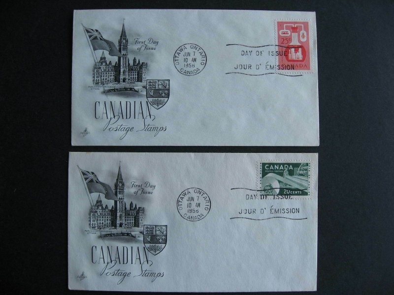 Canada Artcraft FDC First day covers Sc 362-363 check them out!