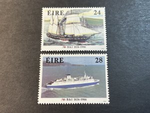 IRELAND # 665-666-MINT/NEVER HINGED---COMPLETE SET---1986