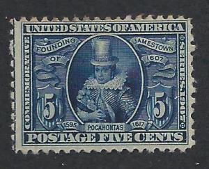 UNITED STATES SC# 330 F-VF OG 1907