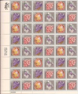 US Stamp - 1974 Mineral Heritage - 48 Stamp Sheet - Scott #1538-41 