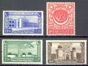 Pakistan Sc# 20-23 MH 1948 Independence