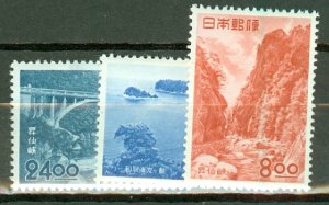 KS: Japan 523-40 mint CV $275.50; scan shows only a few