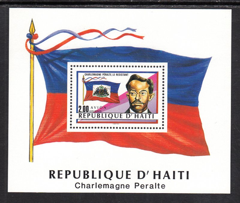 Haiti 847a Flag Souvenir Sheet MNH VF