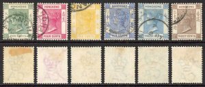 Hong Kong SG56/61 Set of 6 Fine used Cat 100 pounds