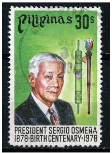 Philippines  1978 - Scott 1358 used - Pres. Sergio Osmena 