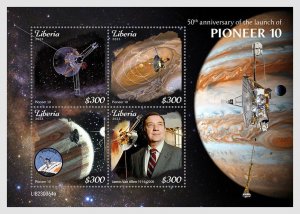 LIBERIA 2023 MNH Launch of Pioneer 10 #364a