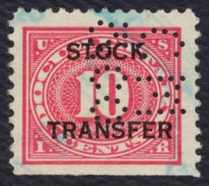 #RD5 10c Stock Transfer, Used [3] **ANY 5=FREE SHIPPING** 