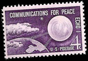 # 1173 MINT NEVER HINGED ECHO-1 COMMUNICATIONS FOR PEACE