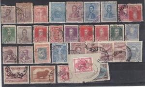 Argentina Stamp collection lot with some classic interesting items used valuable 