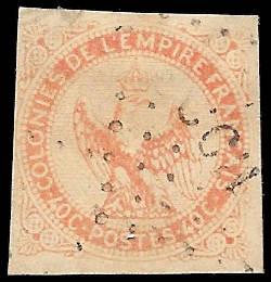 1859 France Col Sc# 5 Used Gem No Faults