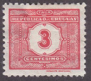 Uruguay J14 Postage Due 1922