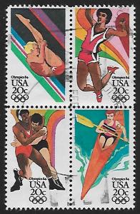 # 2085a - L.A. Summer Olypics - Block - used