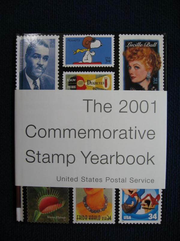 2001 USPS Commemorative Stamp Yearbook without Stamps