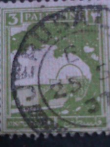 ​PALESTINE-1927- SC#64 RACHAEL'S TOMB-USED VF 96 YEARS OLD-FANCY CANCEL