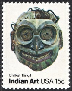 SC#1835 15¢ Indian Masks: Chilkat Tlingit Tribe Single (1980) MNH