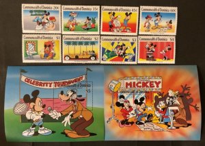 Dominica Scott #1208-17 never hinged