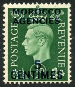 Great Britain-Morocco Scott 440 Unused FLHOG - 1937 GB #235 Overprint- SCV $2.50