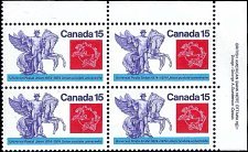 CANADA   #649 MNH UPPER RIGHT PLATE BLOCK (2-2)