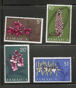 Jamaica 1973 Flowers set mnh 375-378