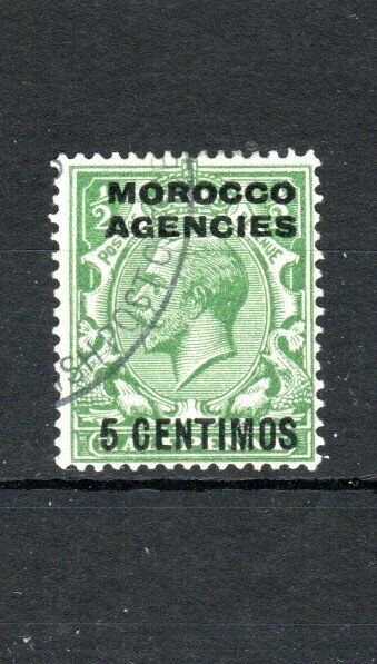 Morocco Agencies 1925 5c on 1/2d GB surcharge FU CDS 