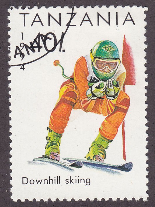 Tanzania 1201 Downhill Skiing 1994