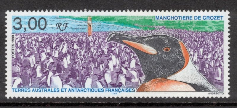 FRENCH ANTARCTIC 1999 Crozet Island Penguins; Scott 247, Yvert 237; MNH