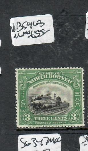 NORTH BORNEO   THREE CENTS TRAIN MNH     P0816A H