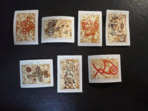 Stamps - Cuba - Scott# 1507-1513 -Mint Hinged Set of 7 Stamps