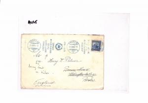 AU65 1936 Czechoslovakia *PRAHA* Cover Berks GB {samwells-covers}PTS