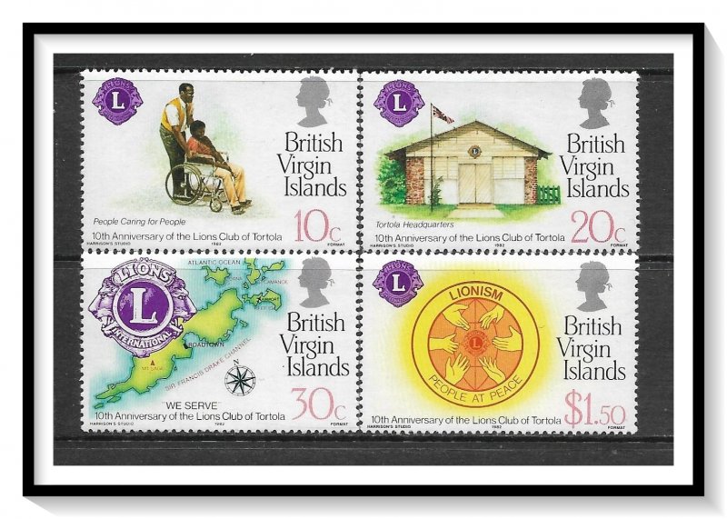 Virgin Islands #426-429 Lions Club Set MNH