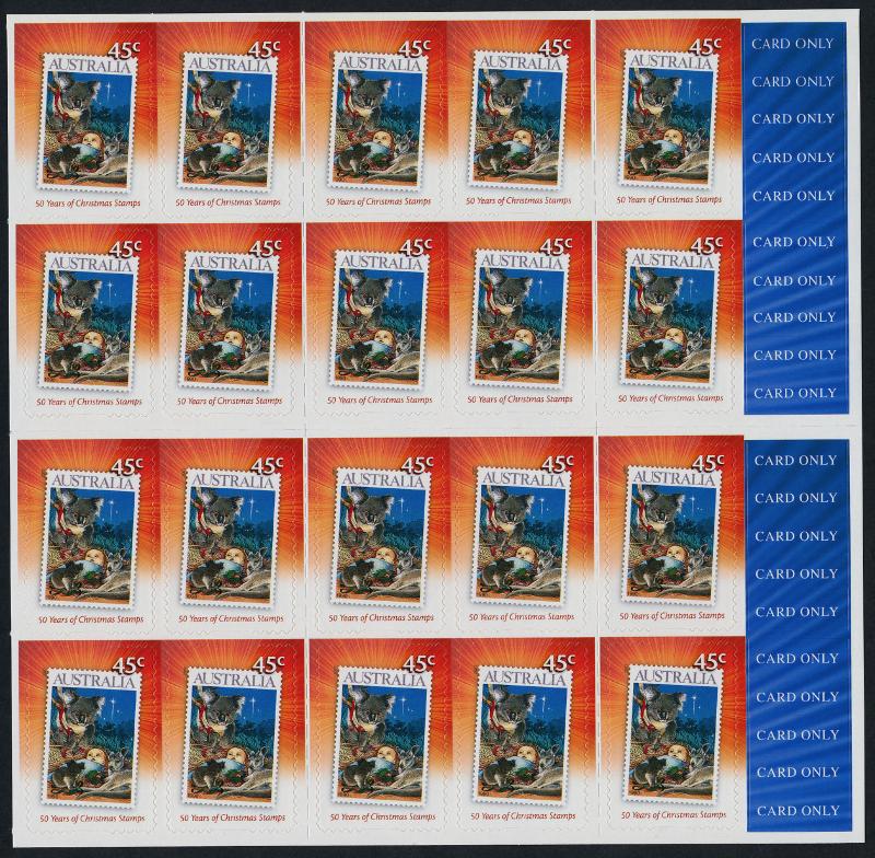 Australia 2764a Booklet MNH Christmas