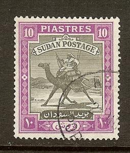 Sudan, Scott #92, 10p Camel Post, Used