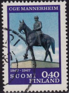 Finland - 1967 - Scott #446 - used - Horse