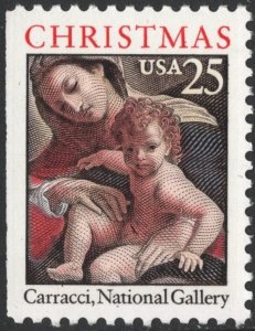 SC#2427 25¢ Madonna & Child Booklet Single (1989) MNH