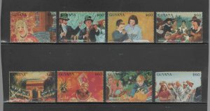 GUYANA #2972a-h  1988  HOLIDAYS OF THE WORLD   MINT  VF NH  O.G