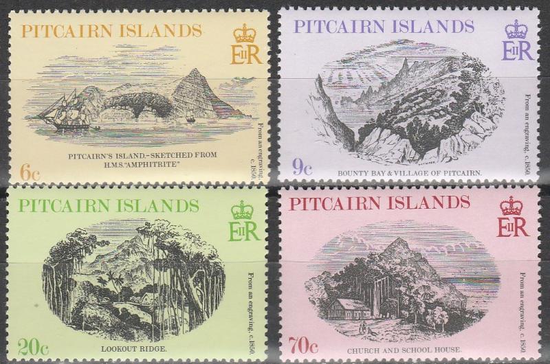 Pitcairn Is #184-7  MNH    (S9537)