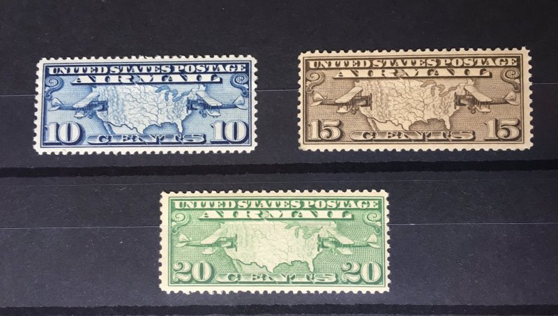 US C7-9 MNH-OG.  CV$21.25