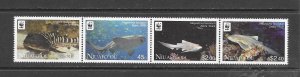 FISH - NIUAFO'OU #274a ZEBRA SHARK WWF MNH (B)