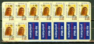Q: Bosnia & Herzegovina (Croat admin) 29a-30a MNH (cards of 10) CV $330
