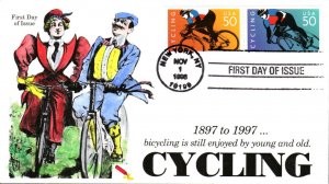 #3119a-b Cycling Dynamite FDC