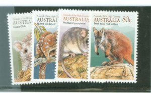 Australia  #1166-1169 Mint (NH) Single (Complete Set) (Fauna)