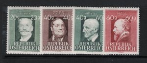 Austria SC# 516 - 519 Mint Hinged - S18411