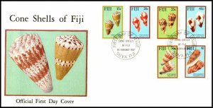 Fiji 564-569 Seashells U/A FDC