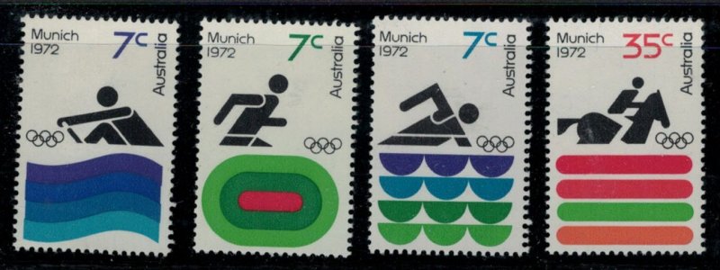 Australia 1972 Munich Olympic Games - MNH