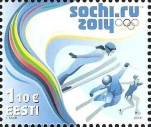 Estonia 2014 XXII Winter Olympic Games in Sochi Stamp MNH