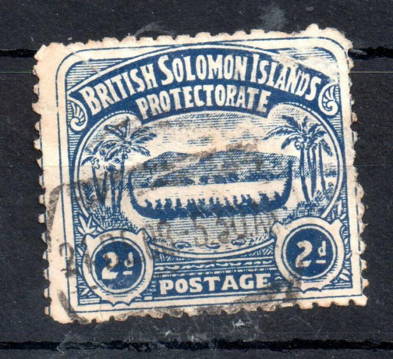 Solomon Islands 1907 2d fine used SG#3 WS13383