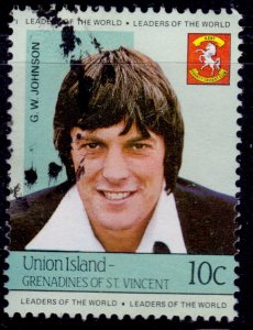 St. Vincent & Grenadines, Union Island,1984, Johnson -Cricket Player 10c, used*