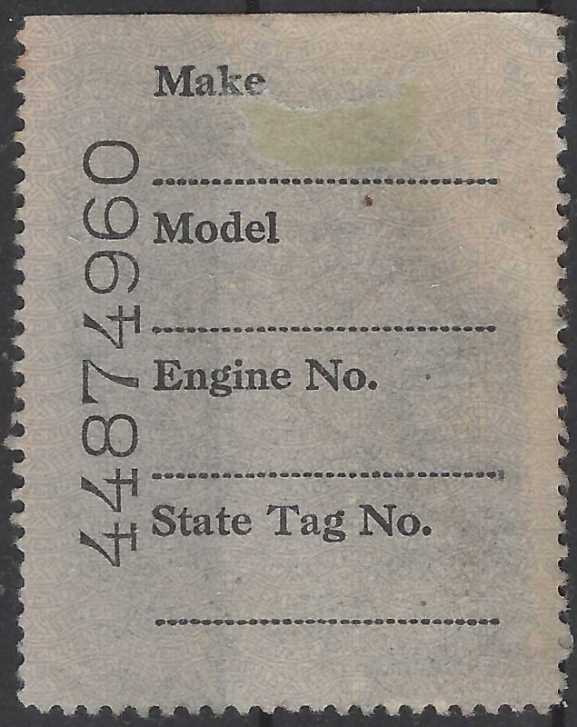 USA, stamp, Scott#r30 mint, hinged, revenue, $5.00, July, Motor vehicle,